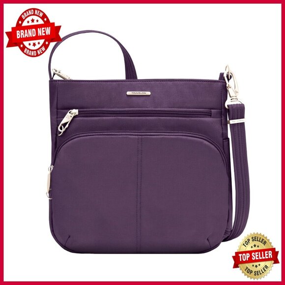 Handbags - Anti-Theft Crossbody Bag with RFID Blocking, Slash-Resistant, 11.5x11x3.5